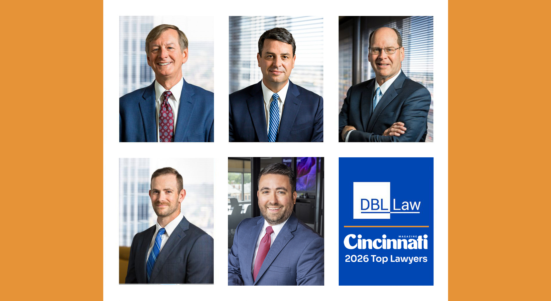Five DBL Law Attorneys Named 2026 Top Lawyers by Cincinnati Magazine